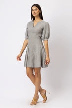 The Mirelle European Linen Fit and Flare Mini Dress