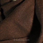 100 Pure Ladakh Yak Wool Scarf Handspun Handwoven Soft Light Stole by Women Weavers in the Himalayas Dark Brown 13x76