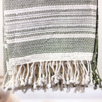 100 Organic Cotton Decorative Bath Towel Genetically Pure Organic Kala Cotton Hand Woven Towel Green 30x58