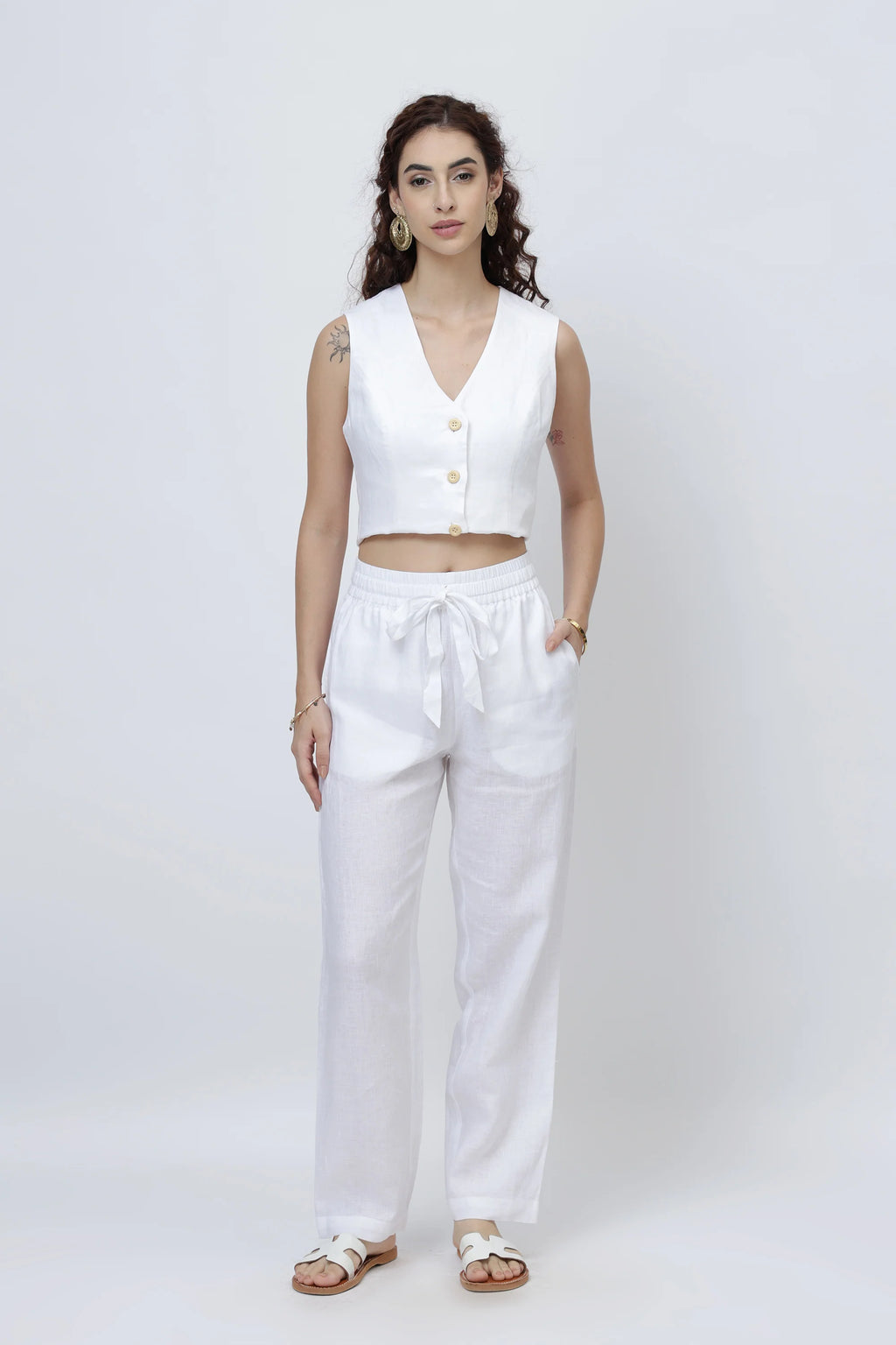 Signature Linen Relaxed Pant Everyday Straight Pant