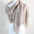 100 Pure Pashmina Cashmere Scarf Soft Featherweight Handspun Pashmina Wool Stole from Ladakh Himalayas Brown 15x70
