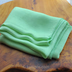 Pure Mulberry Silk Bandana Scarf Luxurious 100 Mulberry Silk Neck Square Emerald Green 24x25