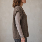 Handspun Ladakhi Bactrian Camel Wool Sweater Vest
