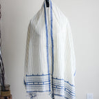 Organic Cotton Wrap with Tassels Handwoven Genetically Pure Organic Kala Cotton Scarf White 23x76 multiple designs