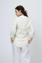 Signature Linen Button Shirt Soft Spread Collar