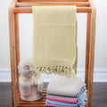 Naturally Dyed Waffle Weave Handwoven Pure Cotton Towel Bath Room Natural Decor Mustard 20x58