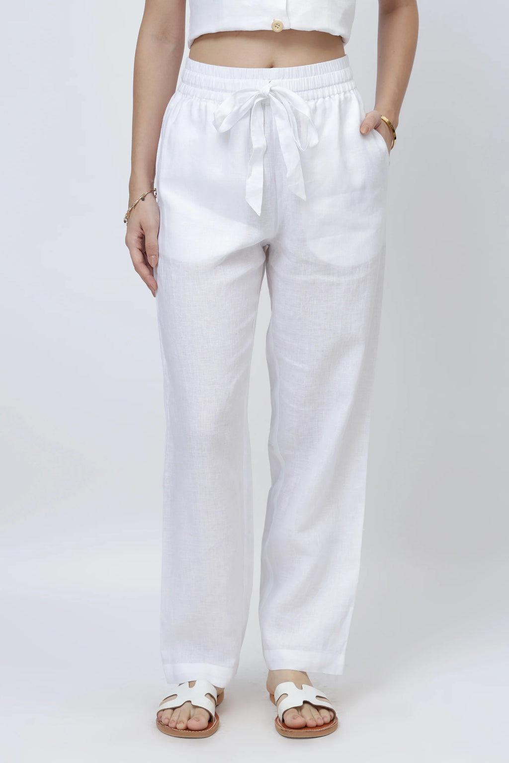 Signature Linen Relaxed Pant Everyday Straight Pant