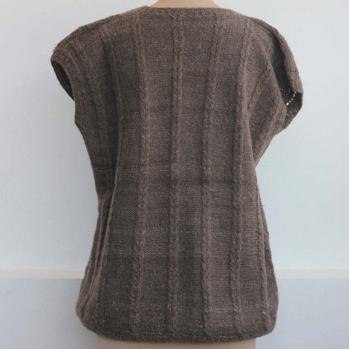 Handspun Ladakhi Bactrian Camel Wool Sweater Vest