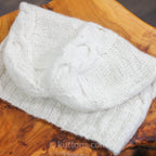 100 Pure Cashmere Beanie Handknit Pashmina Cashmere Hat from Ladakh Himalayas Cream Unisex
