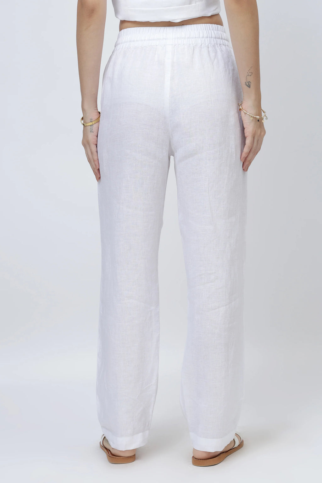 Signature Linen Relaxed Pant Everyday Straight Pant