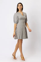 The Mirelle European Linen Fit and Flare Mini Dress