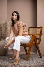 European Linen Relaxed Drawstring Pants