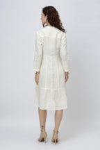 The Refined Linen Shirt Midi Dress Everyday Linen Shirt Dress