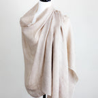 100 Pure Cashmere Scarf Handspun Softest Pashmina Cashmere Wool Stole from Ladakh Himalayas Light Brown 30x84