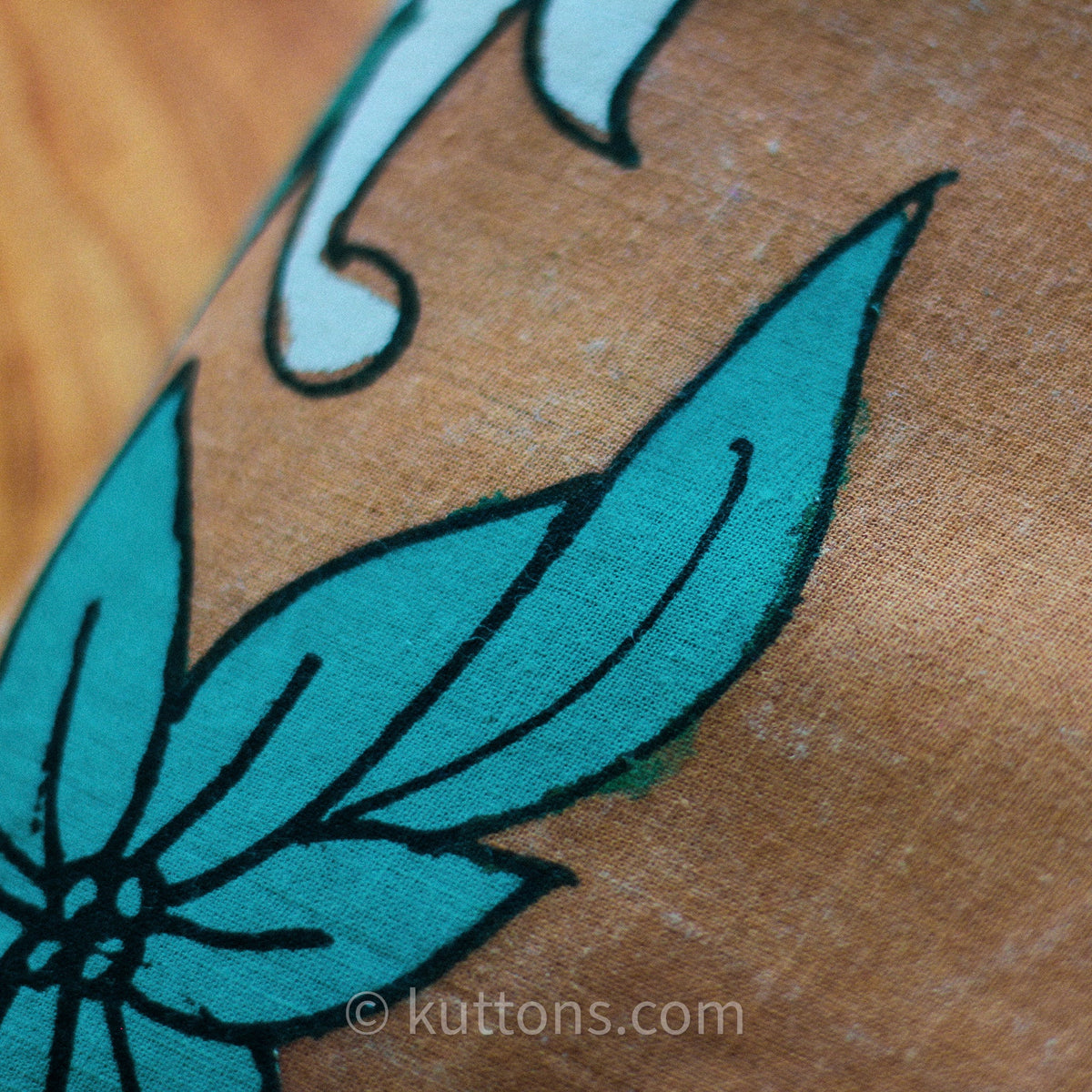 Ethnic Hand Painted Kalamkari Cotton Wrap Cum Art Deco Natural Colours Dancing Mudras Multicolour 35x92