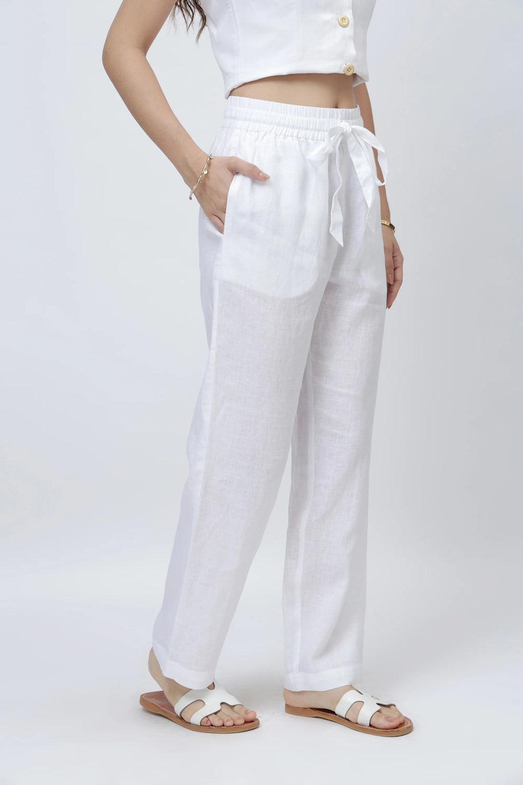 Signature Linen Relaxed Pant Everyday Straight Pant