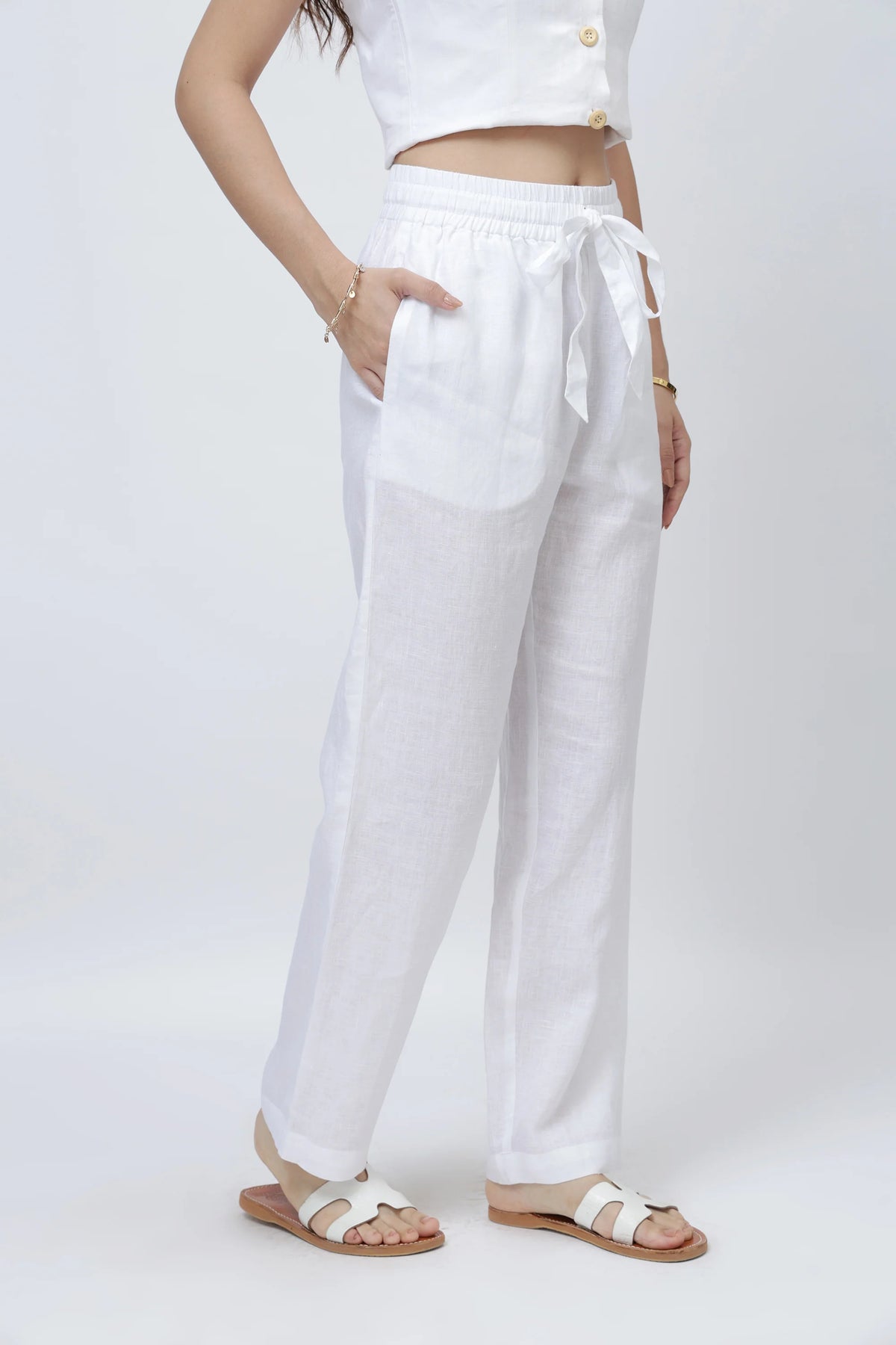 Signature Linen Relaxed Pant Everyday Straight Pant