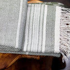 100 Organic Cotton Decorative Bath Towel Genetically Pure Organic Kala Cotton Hand Woven Towel Green 30x58