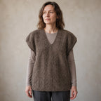 Handspun Ladakhi Bactrian Camel Wool Sweater Vest