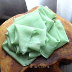 Pure Mulberry Silk Bandana Scarf Luxurious 100 Mulberry Silk Neck Square Emerald Green 24x25