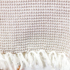 Handwoven Waffle Weave 100 Cotton Towel Powder Room Decor Brown 30x59