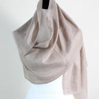 100 Pure Pashmina Cashmere Scarf Soft Featherweight Handspun Pashmina Wool Stole from Ladakh Himalayas Brown 15x70