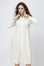 The Refined Linen Shirt Midi Dress Everyday Linen Shirt Dress