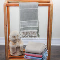100 Organic Cotton Decorative Bath Towel Genetically Pure Organic Kala Cotton Hand Woven Towel Green 30x58