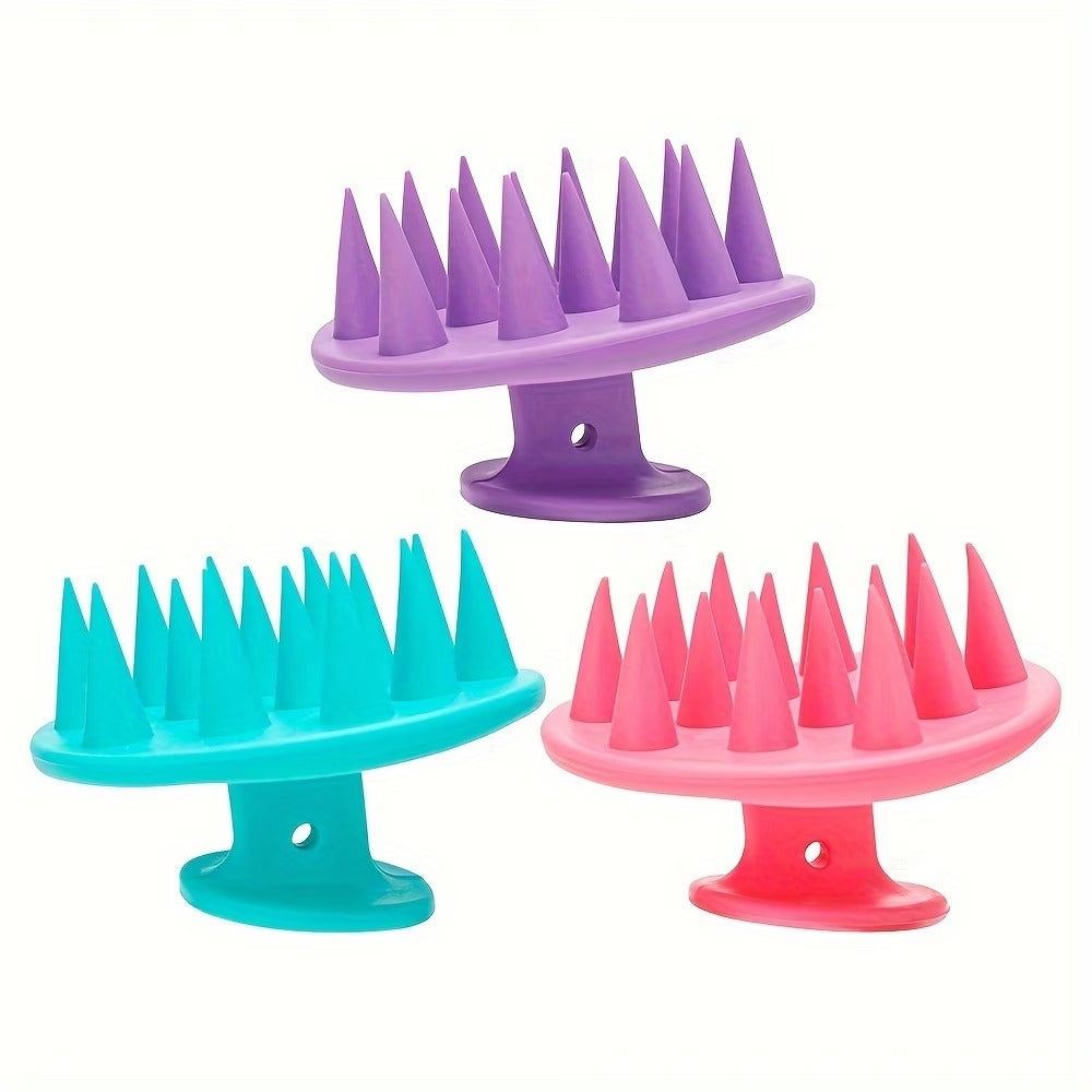 Integrated Scalp Massage Brush - Soft Shampoo Brush And Massage Comb, for Gentle Exfoliation And Relaxing