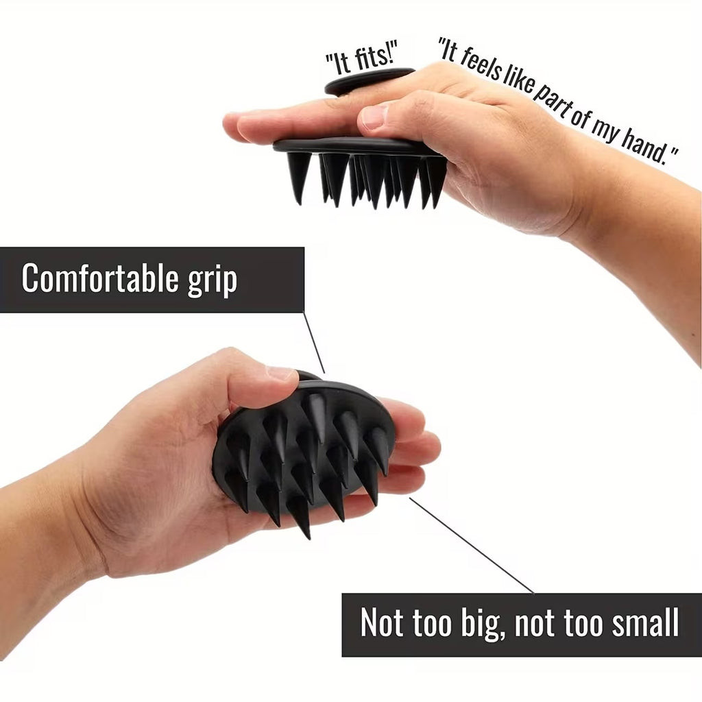 Integrated Scalp Massage Brush - Soft Shampoo Brush And Massage Comb, for Gentle Exfoliation And Relaxing